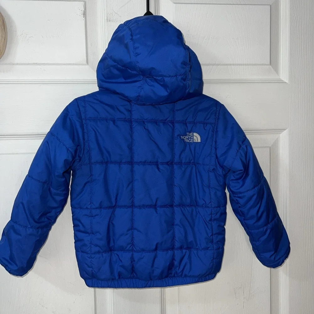 The North Face Blue Kids' Reversible Full-Zip Hooded Jacket Size 3T